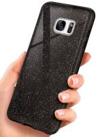 ONEFLOW Glitter Case für Samsung Galaxy S7 – Glitzer Hülle aus TPU, designer Handyhülle