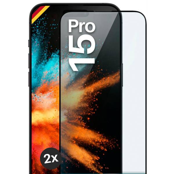 moex CurveProtect iPhone 15 Pro Panzerglas 3D Full Screen