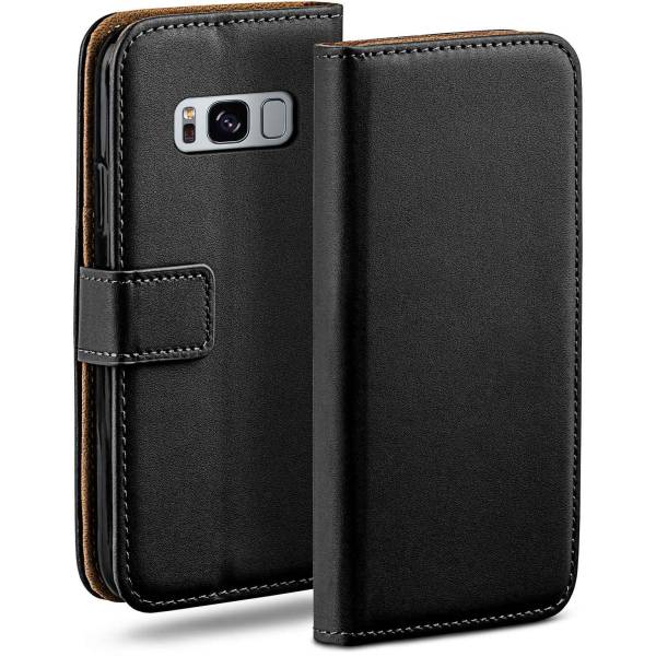 moex Book Case für Samsung Galaxy S8 Klapphülle mit Kartenfach