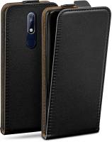 moex Flip Case für Nokia 7.1 – PU Lederhülle mit 360 Grad Schutz, klappbar