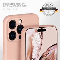 ONEFLOW Soft Case für Apple iPhone 15 Pro Max – weiche Handyhülle aus Silikon mit Kameraschutz