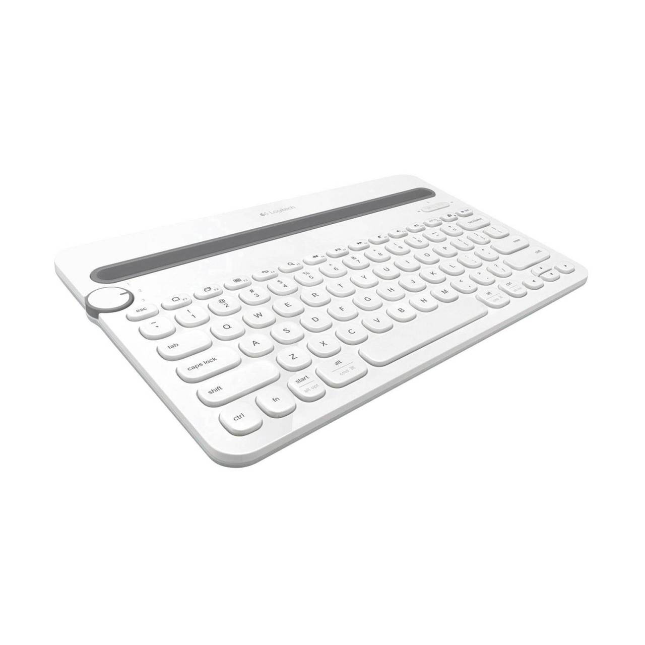 Logitech K480 Multi-Device Bluetooth-Tastatur – Deutsch Tastaturlayout, kabellos, für Tablet und Smartphone