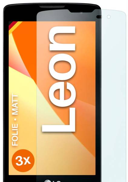 moex FlexProtect Matt für LG Leon – Anti Reflex Schutzfolie für besten Displayschutz, Matt