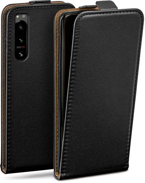 moex Flip Case für Sony Xperia 5 IV – PU Lederhülle mit 360 Grad Schutz, klappbar