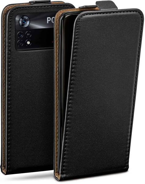 moex Flip Case für Xiaomi Poco X4 Pro 5G – PU Lederhülle mit 360 Grad Schutz, klappbar