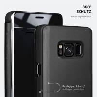 moex Void Case für Samsung Galaxy S8 – Klappbare 360 Grad Schutzhülle, Hochglanz Klavierlack Optik