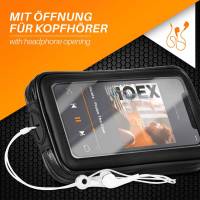 moex TravelCompact für HTC One Mini – Lenker Fahrradtasche für Fahrrad, E–Bike, Roller uvm.