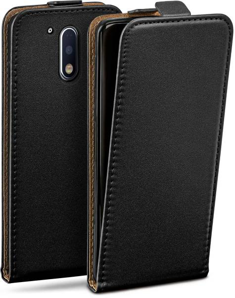 moex Flip Case für Motorola Moto G4 – PU Lederhülle mit 360 Grad Schutz, klappbar