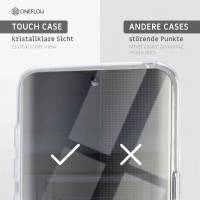 ONEFLOW Touch Case für Samsung Galaxy A52 – 360 Grad Full Body Schutz, komplett beidseitige Hülle