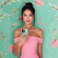 ONEFLOW Flower Cover iPhone 16 Pro Blumen Muster – weiteres Produktbild 2