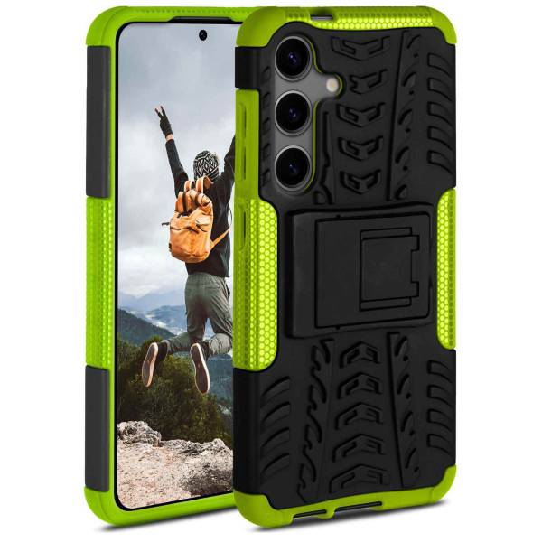 ONEFLOW Tank Case für Samsung Galaxy S24 – Stoßfeste Panzer Hülle – Rugged Outdoor Handyhülle