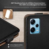 moex Flip Case für Xiaomi Redmi Note 12 5G – PU Lederhülle mit 360 Grad Schutz, klappbar