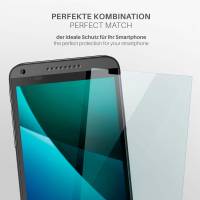 moex FlexProtect Klar für HTC Desire 816 – Schutzfolie für unsichtbaren Displayschutz, Ultra klar