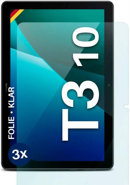 moex FlexProtect Klar für Huawei MediaPad T3 10 – Schutzfolie für zusätzlichen Displayschutz, Ultra klar