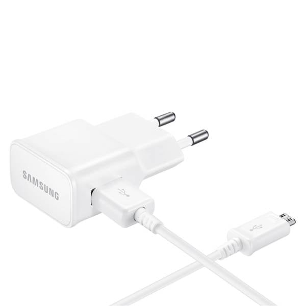 Samsung Netzteil – USB-A Ladegerät EP-TA12 für Smartphones und andere Geräte, mit Ladekabel auf Micro-USB, 10W