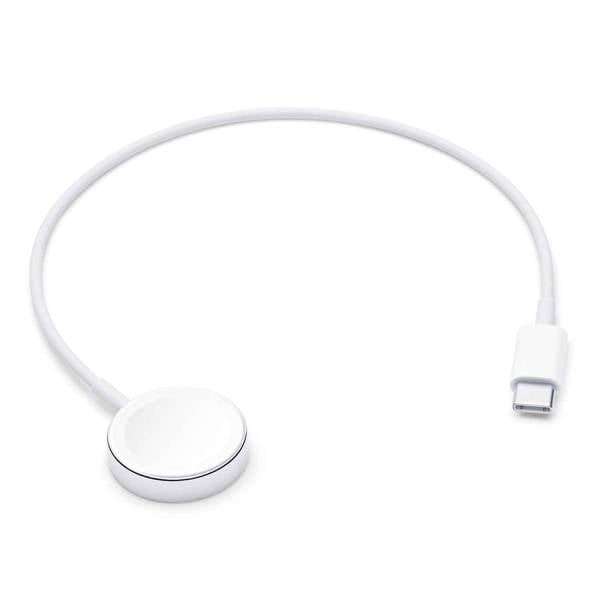 Apple magnetisches Ladekabel – kompatibel mit allen Apple Watch Serien, zum Anschluss an USB-C Ladegeräte, 0,3 m