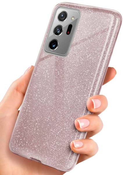 ONEFLOW Glitter Case für Samsung Galaxy Note 20 5G – Glitzer Hülle aus TPU, designer Handyhülle