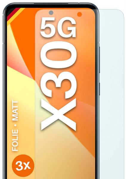 moex FlexProtect Matt für Nokia X30 5G – Anti Reflex Schutzfolie für besten Displayschutz, Matt