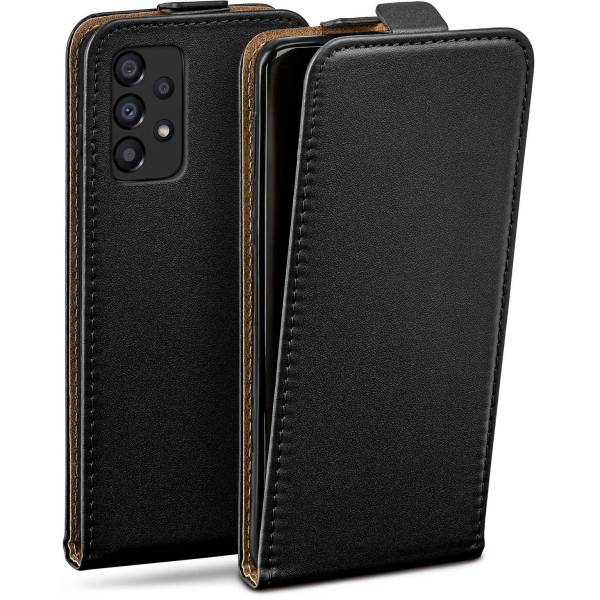 moex Flip Case Samsung Galaxy A33 5G Klapphülle Leder Optik
