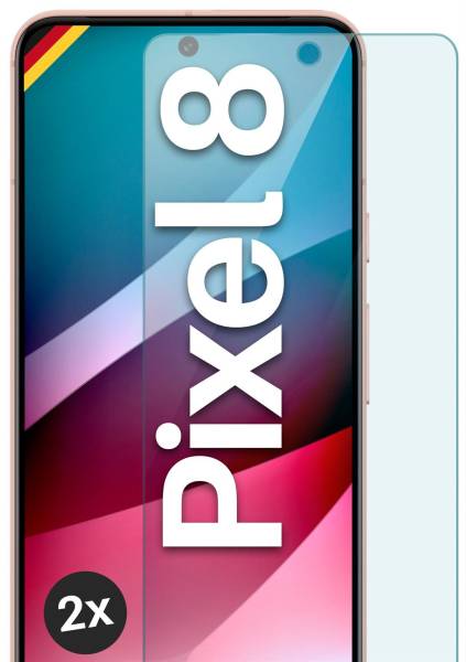 moex ShockProtect Klar für Google Pixel 8 – Panzerglas für kratzfesten Displayschutz, Ultra klar