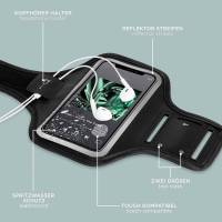 ONEFLOW Workout Case für LG Q70 – Handy Sport Armband zum Joggen und Fitness Training