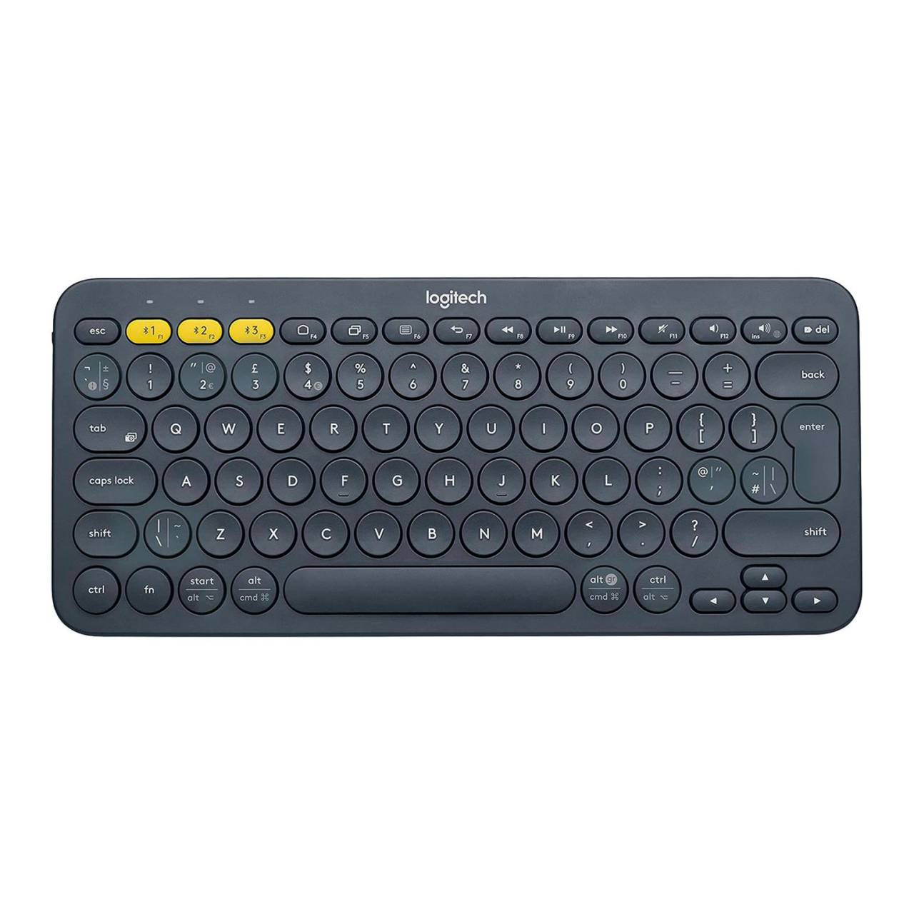 Logitech K380 Bluetooth Tastatur – Kabellose Multi-Device Verbindung, für Tablet und Smartphone