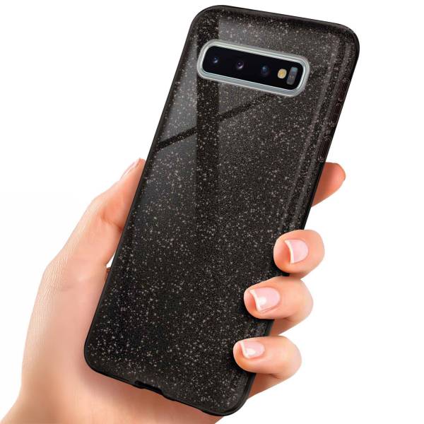 ONEFLOW Glitter Case für Samsung Galaxy S10 Plus – Glitzer Hülle aus TPU, designer Handyhülle