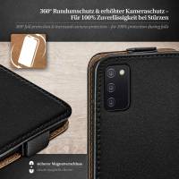 moex Flip Case für Samsung Galaxy A03s – PU Lederhülle mit 360 Grad Schutz, klappbar
