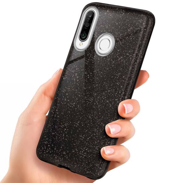 ONEFLOW Glitter Case für Huawei P30 Lite – Glitzer Hülle aus TPU, designer Handyhülle