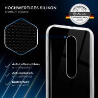 ONEFLOW Clear Case für Motorola Moto G3 – Transparente Hülle aus Soft Silikon, Extrem schlank