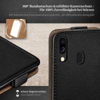moex Flip Case für Samsung Galaxy A40 – PU Lederhülle mit 360 Grad Schutz, klappbar