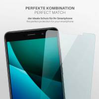 moex FlexProtect Klar für Huawei Y7 Prime (2017) – Schutzfolie für unsichtbaren Displayschutz, Ultra klar