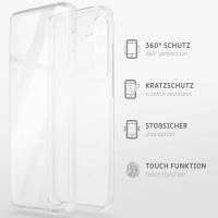 ONEFLOW Touch Case für Samsung Galaxy S24 Plus – 360 Grad Full Body Schutz, komplett beidseitige Hülle