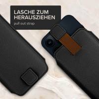 ONEFLOW Liberty Bag für Huawei Ascend G510 – PU Lederhülle mit praktischer Lasche zum Herausziehen