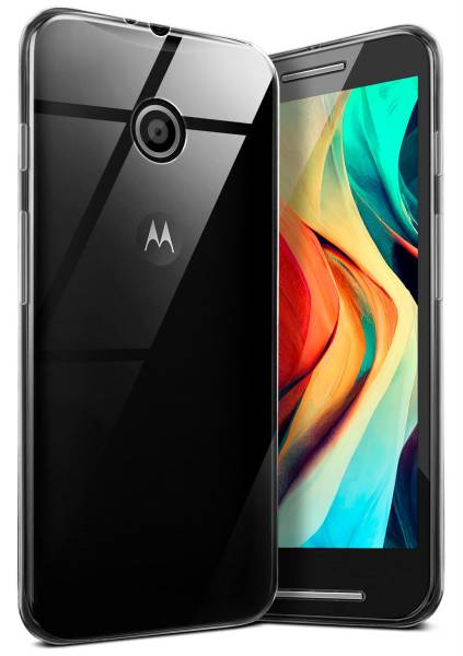 moex Aero Case für Motorola Moto E – Durchsichtige Hülle aus Silikon, Ultra Slim Handyhülle