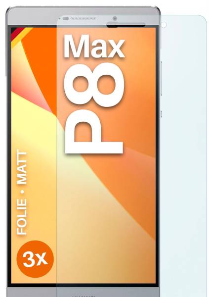 moex FlexProtect Matt für Huawei P8 Max – Anti Reflex Schutzfolie für besten Displayschutz, Matt