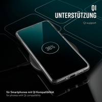 ONEFLOW Cushion Case für Samsung Galaxy S21 Ultra – Durchsichtige Hülle aus Silikon mit 3D Kameraschutz