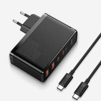 Baseus GaN2 Pro Schnellladegerät – 100W Leistung, USB-C und USB Netzteil, Netzteil mit 2x USB-C und 2x USB