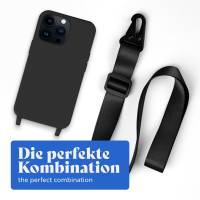 moex Hover Cover für Apple iPhone 13 Pro – Umhängehülle mit abnehmbarer Handykette aus Nylon