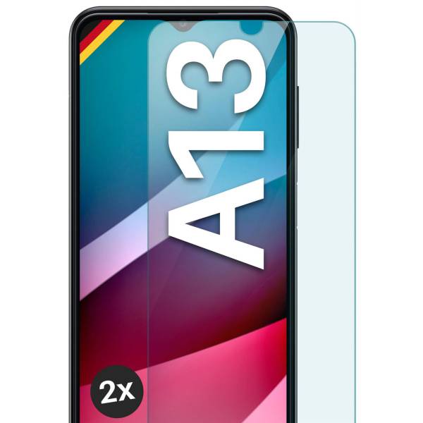 moex ShockProtect Klar für Samsung Galaxy A13 (4G) – Panzerglas für kratzfesten Displayschutz, Ultra klar