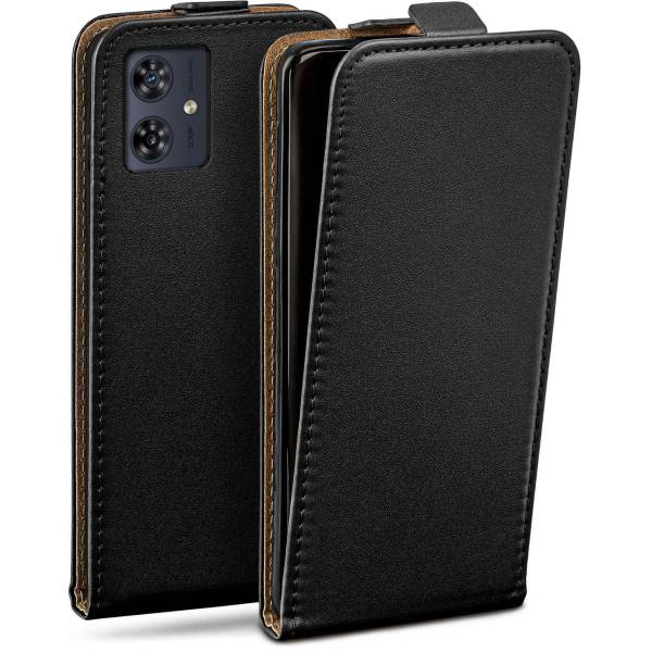 moex Flip Case Motorola Moto G54 5G Klapphülle Leder