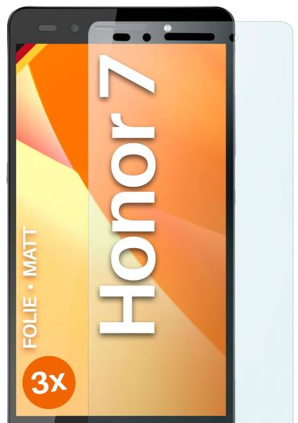 moex FlexProtect Matt für Huawei Honor 7 – Anti Reflex Schutzfolie für besten Displayschutz, Matt