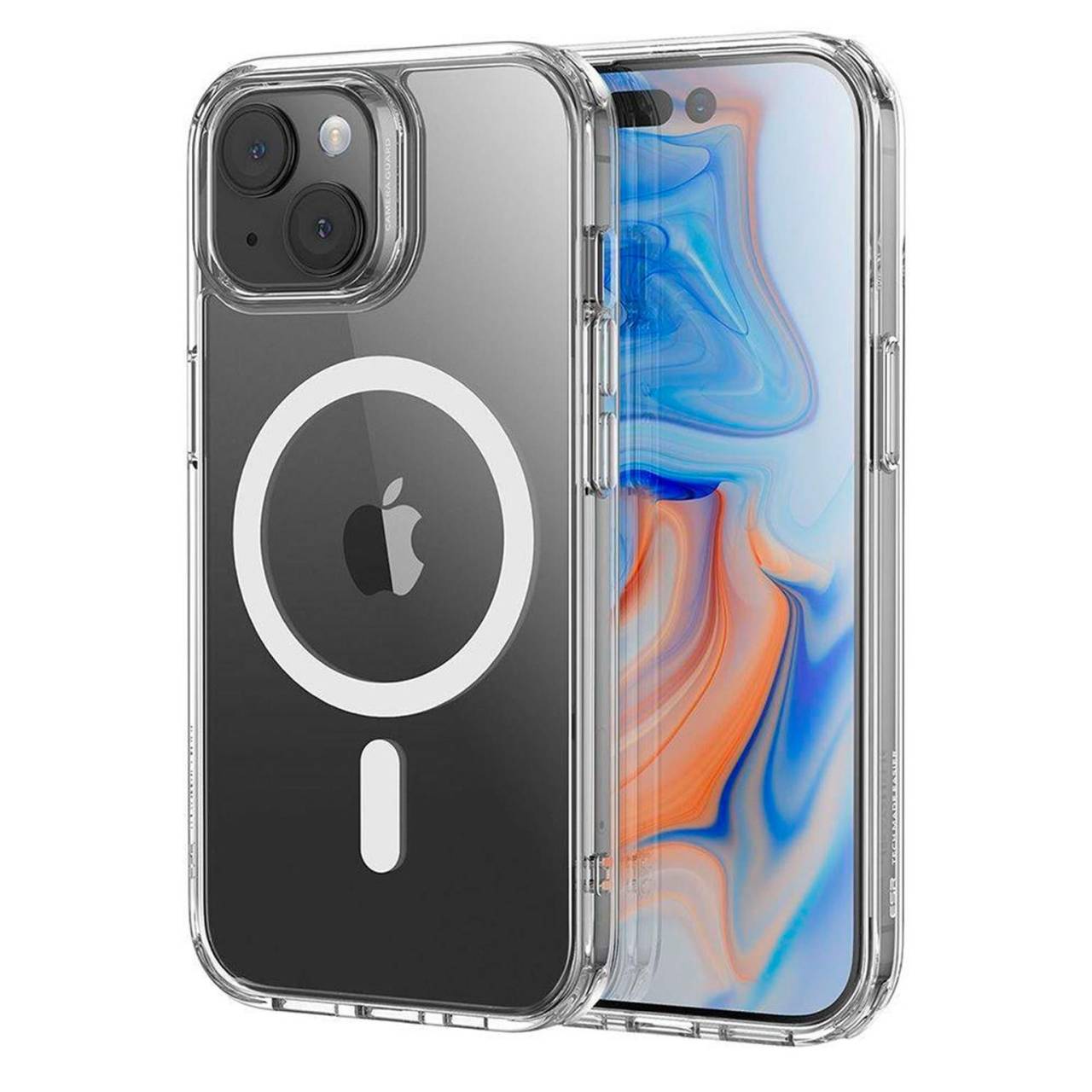 ESR Classic Hybrid MagSafe-Hülle mit HaloLock für iPhone 15 Plus – mit Militärnorm-Schutz