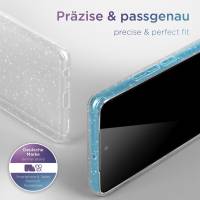 moex® Sparky Case für Huawei P30 Lite – Stylische Glitzer Hülle, ultra slim Handyhülle, durchsichtig