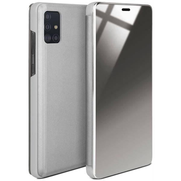 moex Void Case für Samsung Galaxy A51 – Klappbare 360 Grad Schutzhülle, Hochglanz Klavierlack Optik