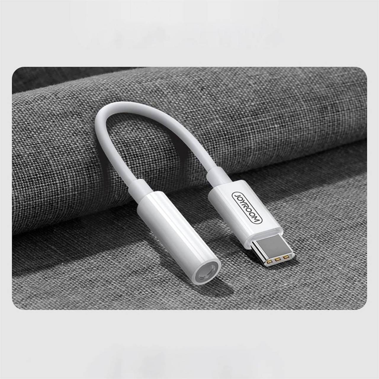 Joyroom Kopfhöreradapter – USB-C zu 3,5mm Adapter, Konverter von 3,5mm auf USB-C