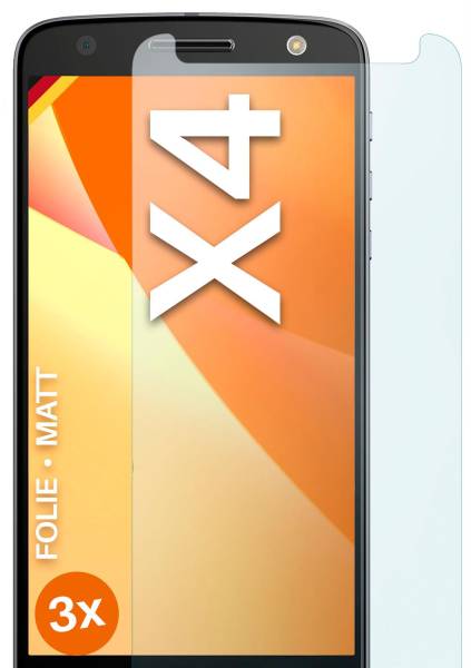 moex FlexProtect Matt für Motorola Moto X4 – Anti Reflex Schutzfolie für besten Displayschutz, Matt