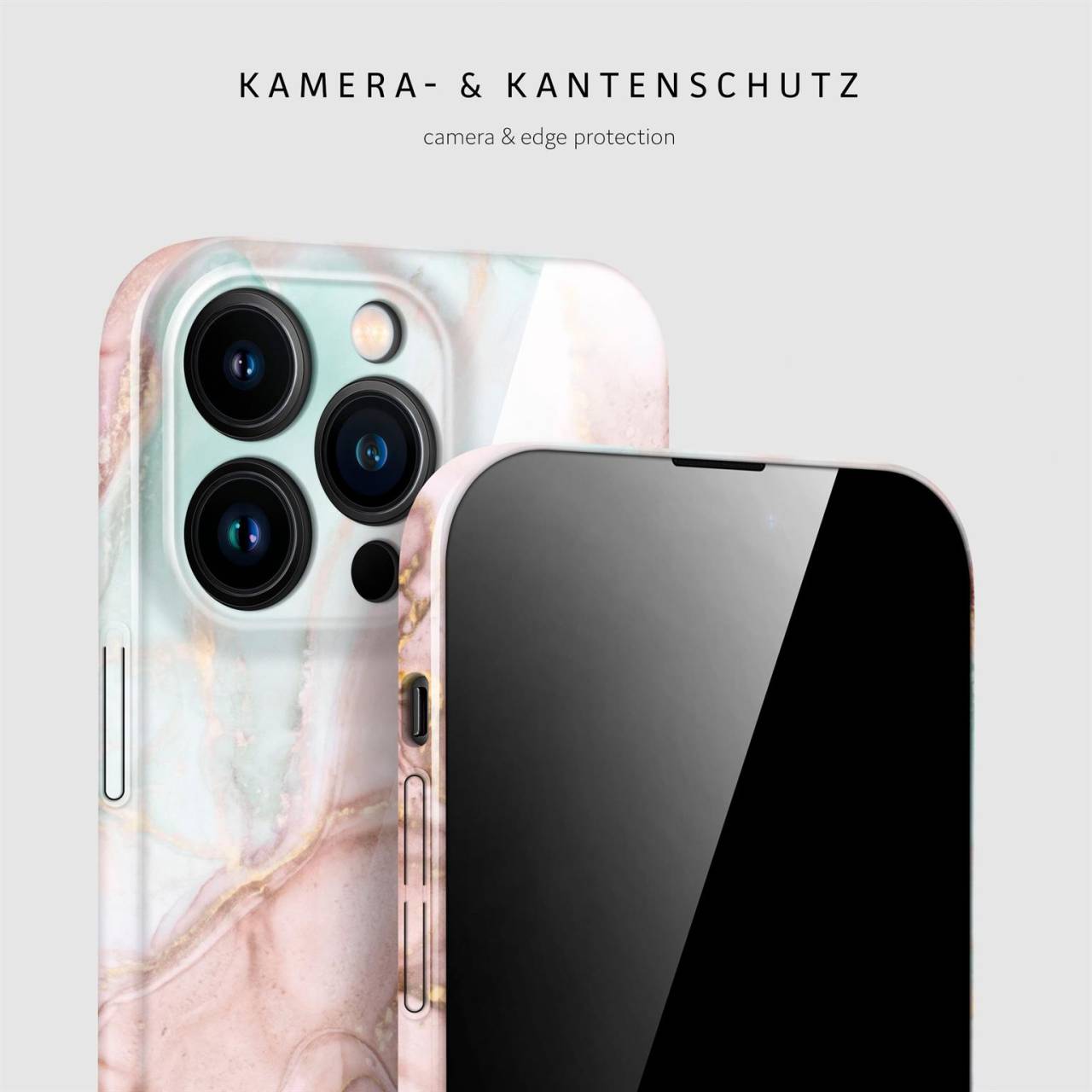 ONEFLOW Bliss Cover iPhone 15 Pro Max Marmor Muster