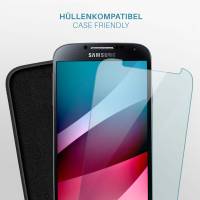 moex ShockProtect Klar für Samsung Galaxy S4 – Panzerglas für kratzfesten Displayschutz, Ultra klar