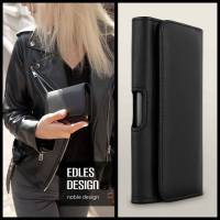 moex Snap Bag für Sony Xperia J – Handy Gürteltasche aus PU Leder, Quertasche mit Gürtel Clip
